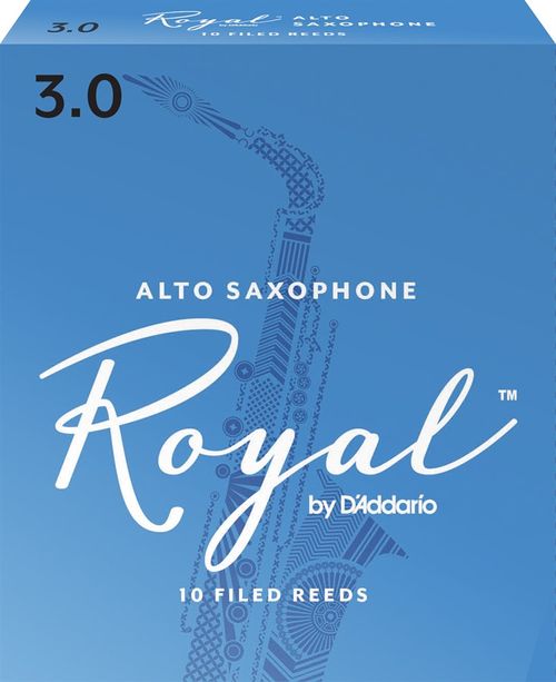 Palheta 3.0 "Royal - D'Addario", Sax Alto, unid.
