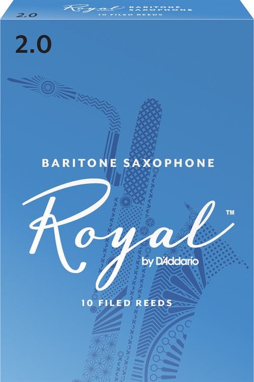 Palheta 2.0 "Royal - D'Addario", Sax Barítono, unid.