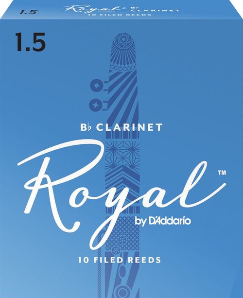 Palheta 1.5 "Royal - D'Addario", Clarinete, unid.