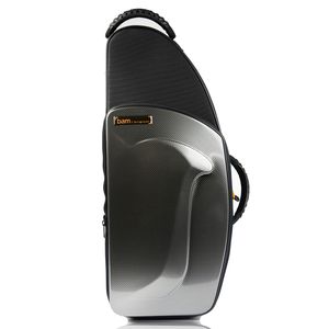 Estojo para Sax Alto "BAM" mod. New Trekking, cor prata carbono