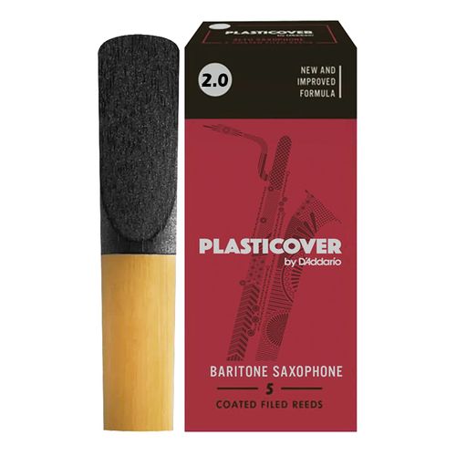 Palheta 2.0 Plasticover - D'Addario, Sax Barítono, unid