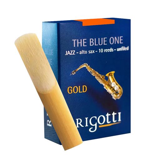 Palheta 2.5 Light "Rigotti Gold", sax alto, unid.