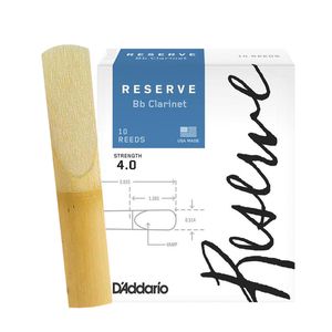 Palheta 4.0 "Reserve - D'Addario", Clarinete Bb, un.