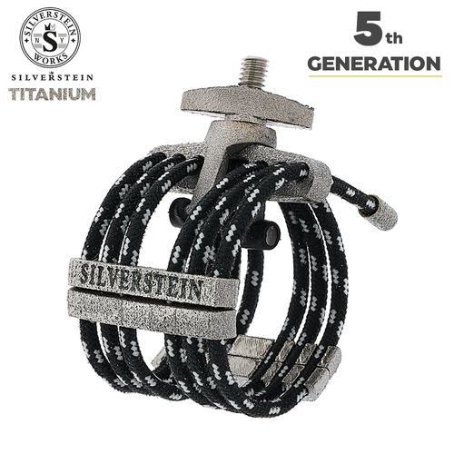 Abraçadeira "Silverstein HEXA TITANIUM" para Boquilhas de Clarinete e Sax Alto (Peq.)