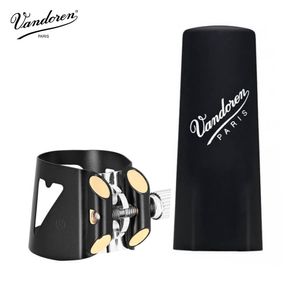 Abraçadeira Vandoren Optimum Black para Clarinete, com cobreboq. plástica