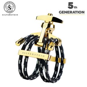 Abraçadeira "Silverstein - Quattro", dourada, nº10 p/ boquilha Média de Sax Tenor