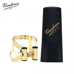 Abraçadeira M/O Vandoren para Sax Alto, banhada à ouro, c/ cobreboq. plástico, un.