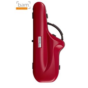 Estojo para Sax Alto "BAM mod. Cabine", cor vermelho romã, unid.