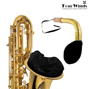 Kit de limpeza com pano de limpeza para sax barítono + pano para limpeza de tudel