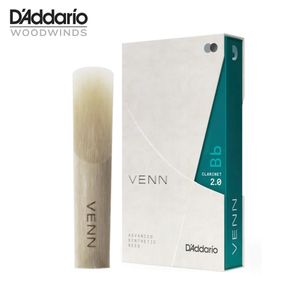Palheta 2.0 "VENN", D`Addario, Clarinete Bb, unid.