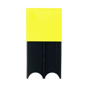 Porta-palheta de Clarone Baixo e Sax Tenor ou Barítono D'Addario amarelo, p/ 4palhetas
