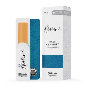 Palheta 2.5 "Reserve - D'Addario" Organic, Clarone Baixo, un.
