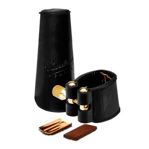 Abraçadeira Couro Vandoren, para Sax Barítono, com cobreboq. de couro