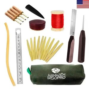Kit p/ fazer palheta de Oboé AMERICANA, com faca chanfro simples, cana no molde Lucarelli e tubo 47mm