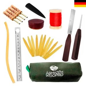 Kit p/ fazer palheta de Oboé ALEMÃ, com faca chanfro simples, cana no molde M725 e tubo 46mm