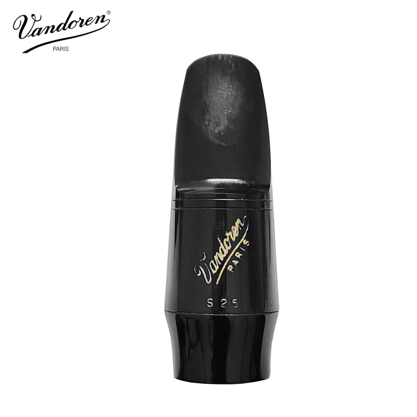Boquilha Sax Soprano V5 S25, Vandoren, usada.